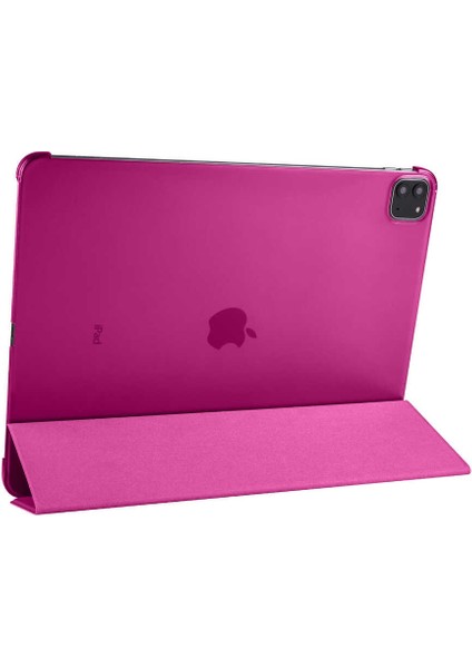 Apple iPad Pro 12.9 2021 (5.nesil) Uyumlu Smart Cover Standlı 1-1 Flip Smart Akıllı Tablet Kılıfı