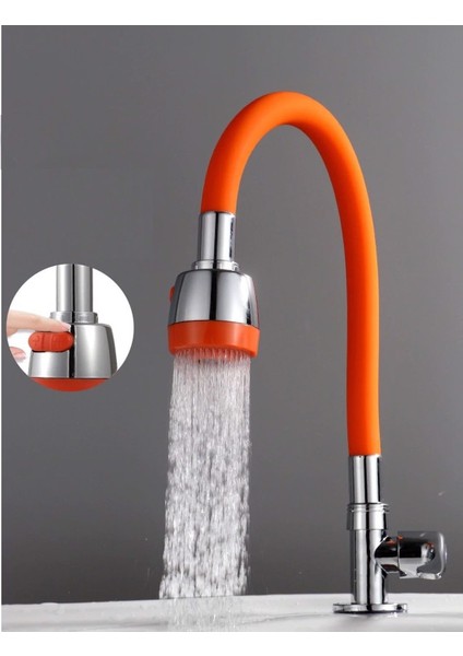 Pratik Lüx Oynar Başlıklı Tasarruflu Silikon Musluk Başlığı Kubar Çift Fonksiyonlu fiyatları