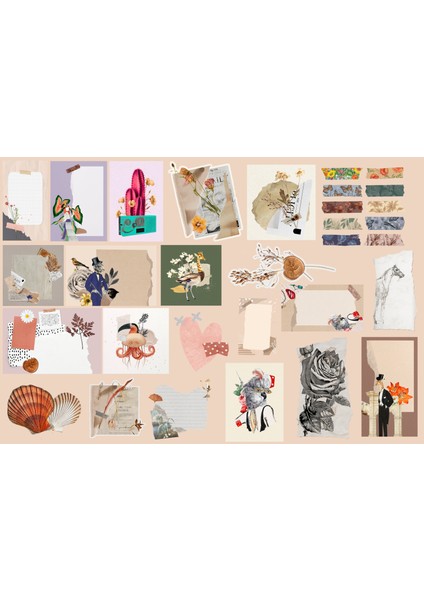 Karışık Sticker (21X31 Cm)