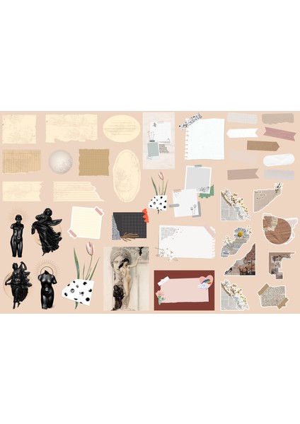 Karışık Sticker (21X31 Cm)