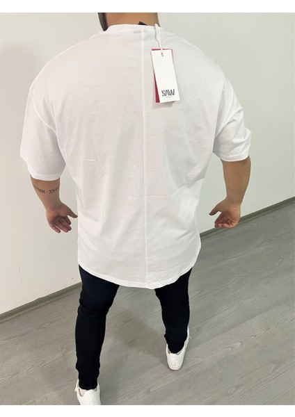 Beyaz Oversize Tshirt
