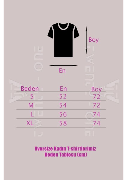 Kadın Oversize Füme Vigorous Cheerful Baskılı T-Shirt indirimleri