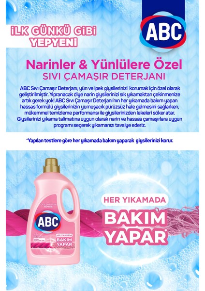 Abc Sıvı Deterjan Renkliler&narinler 2'li Set