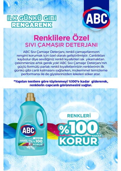 Abc Sıvı Deterjan Renkliler&narinler 2'li Set