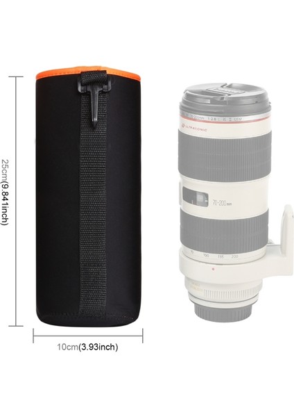 10 x 25 cm Lens Çantası Su Geçirmez Koruyucu Kılıf (Yurt Dışından) indirimleri