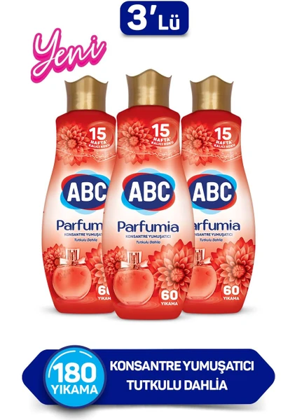 Abc Konsantre Yumuşatıcı Parfumıa Tutkulu Dahlıa 1440 Mlx3 Adet