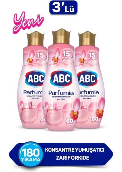 Abc Konsantre Yumuşatıcı Parfumıa Zarif Orkide 1440 Mlx3 Adet