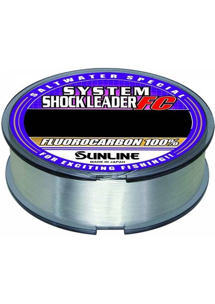 System Shockleader Fluorocarbon Olta Misinası 50 mt