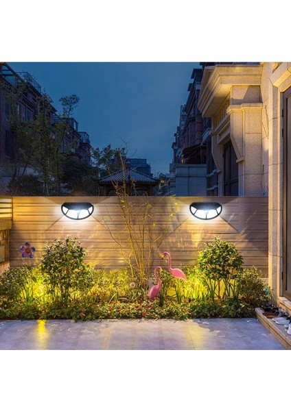 Solar 102 Ledli Oval 3 Modlu Güneş Enerjili Bahçe Aydınlatması Lamba Hareket Sensörlü