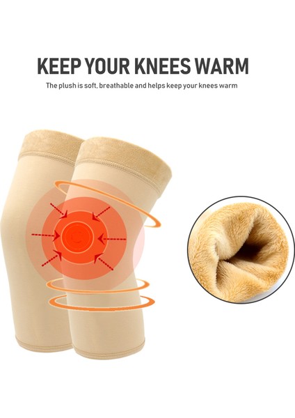 Çift Diz Isıtıcıları Termal Elastik Kaymaz Parantez (Yurt Dışından) indirimleri