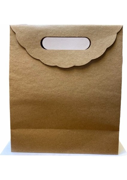 Kraft El Geçmeli Kağıt Çanta 9X13X4,5CM (25'li)
