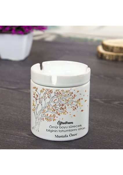 Isme Özel Seramik Küllük-Sonbahar fiyatları