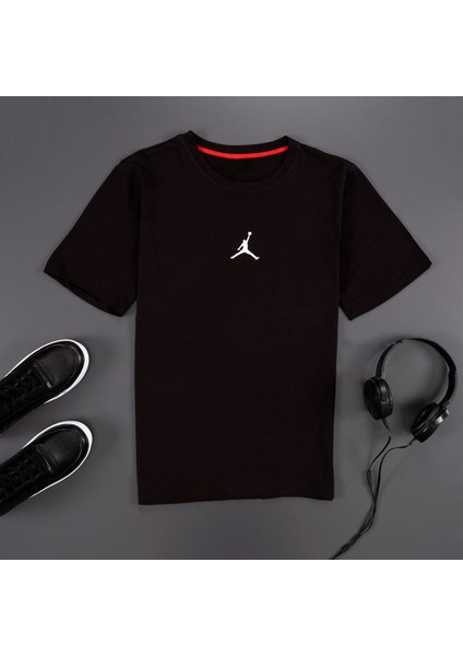 Unisex Basketball Baskılı Siyah T-Shirt fiyatları