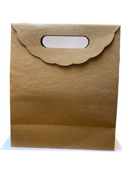 Kraft El Geçmeli Kağıt ÇANTA13X18X6 cm (25'li)