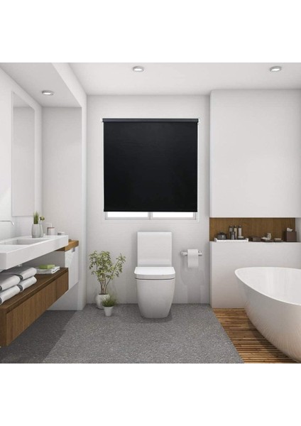 Düz Siyah Stor Perde fiyatları