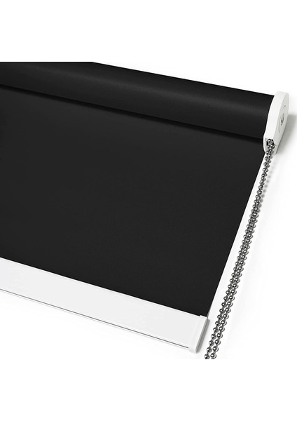 Düz Siyah Stor Perde modelleri