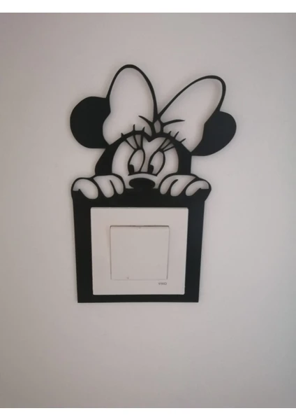 Leylazer Mickey Mouse Priz Anahtar Çerçeve Süsü