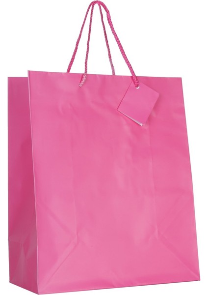 Kağıt Çanta Pembe 25X30X13 (12'LI)2018-29
