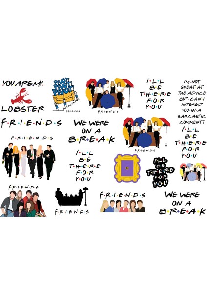 Dizi Laptop Stickerı (21X31 Cm)