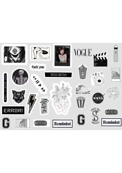 Laptop Stickerı (21X31 Cm)