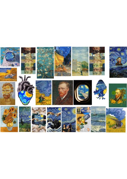 Van Gogh Laptop Stickerı (21X31 Cm)