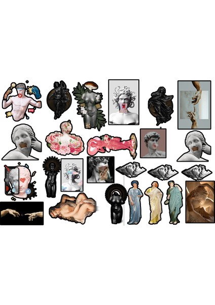 Heykel Laptop Stickerı (21X31 Cm)