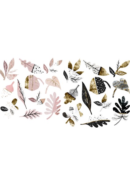 Yapraklı Laptop Stickerı (21X31 Cm)