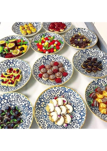 Alhambra 2'li 25 cm Çukur Tabak Bloom Serisi modelleri