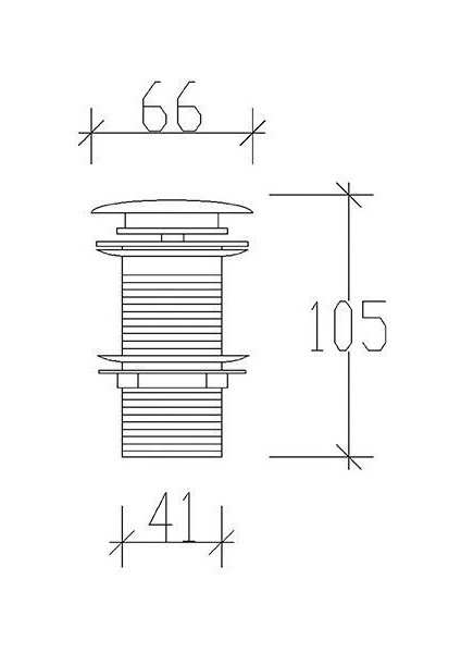 Sifon Otomatiği Krom Kapaklı Pop Up 95602 fiyatları
