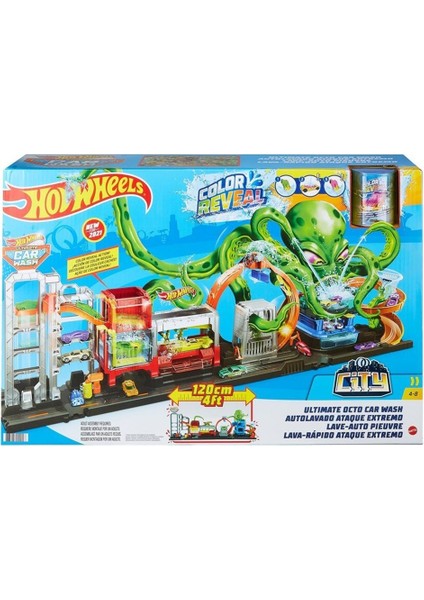 Dev Ahtapot ile Araba Yıkama Oyun Seti