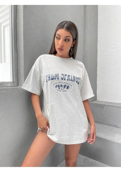 Letter Graphic Oversize Tasarım Tshirt fiyatları