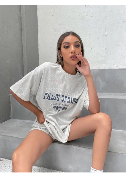 Letter Graphic Oversize Tasarım Tshirt modelleri