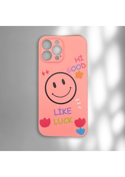 Apple iPhone 13 Pro Max Smile Tasarımlı Silikon Kılıf