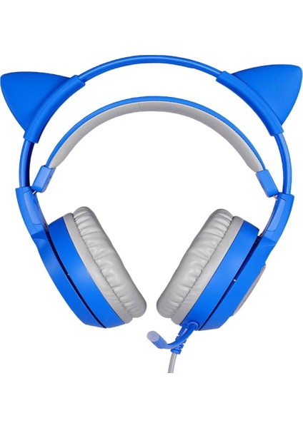 Kulak Kulaklıklar Kulaklık 3.5mm Kafa Mikrofon Stereo Bas (Yurt Dışından)