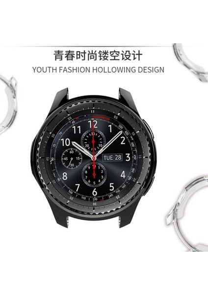 Tpu Shell Kılıf Ekran Koruyucu Çerçeve Kapak Izle 42MM Siyah ((Yurt Dışından)