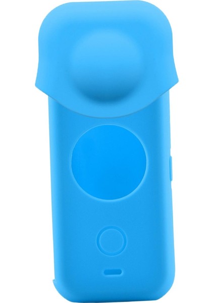 Insta 360 X2 Için Silikon Kamera Ekran Koruyucu Panoramik Aksesuar Mavi (Yurt Dışından)