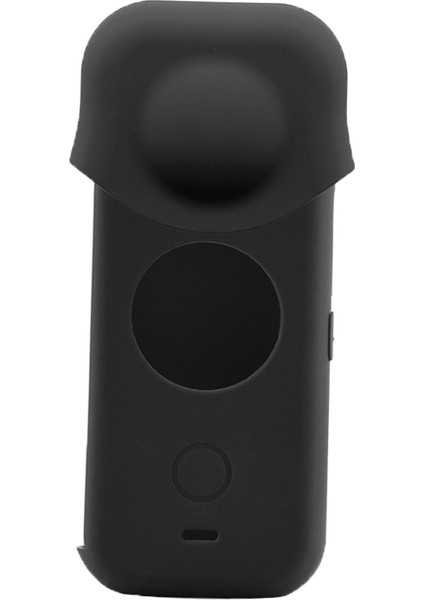 Ekran Koruyucu Kapak + Insta 360 Siyah Için Kauçuk Kol Silikon Koruyucu Kılıf (Yurt Dışından)