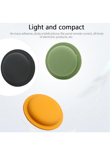 Anti-Scratch Silikon Kılıfı Koruyucu Kafa Airtag Siyah Için Anahtarlık Ile (Yurt Dışından)