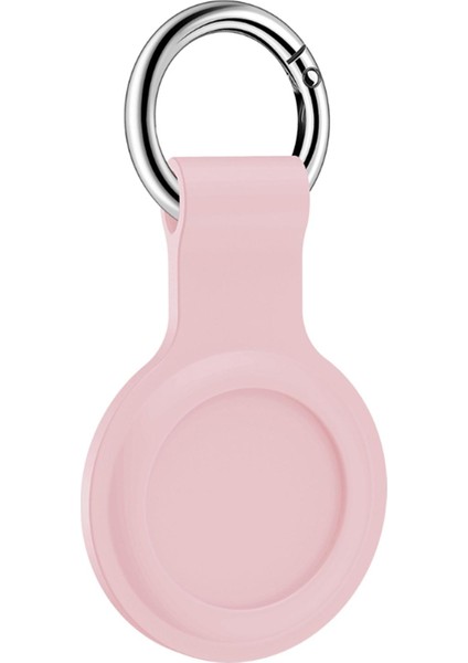 Yumuşak Silikon Koruyucu Kapak Kılıf Airtags Konum Izci Konumlandırıcı Pembe ((Yurt Dışından)