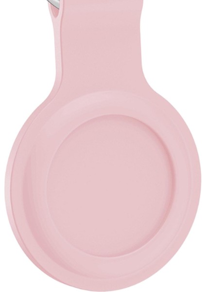Yumuşak Silikon Koruyucu Kapak Kılıf Airtags Konum Izci Konumlandırıcı Pembe ((Yurt Dışından)