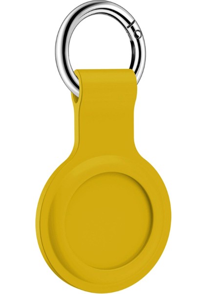 Yumuşak Silikon Koruyucu Kapak Kılıf Airtags Konum Izci Konumlandırıcı Sarı ((Yurt Dışından)