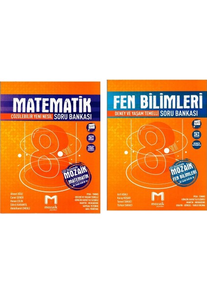 8. Sınıf Soru Bankası Matematik & Fen