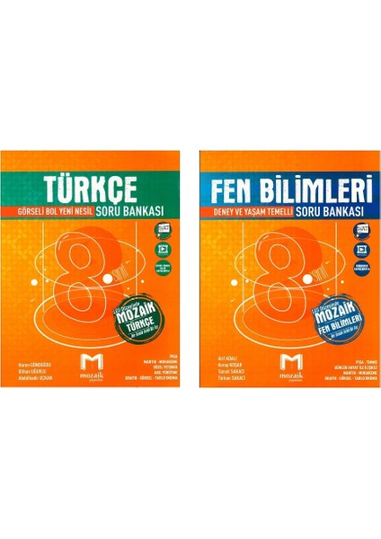 8. Sınıf Soru Bankası Türkçe & Fen Bilimleri