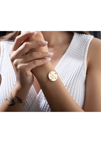 14 Ayar Altın Kaplama Kişiye Özel Isimli Spotify Bileklik indirimleri