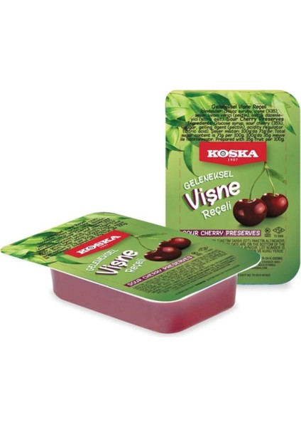 Piknik Reçel (Vişne) 20 gr x 100 Adet