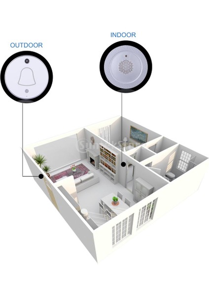 Kamera ile Wifi Kapı Zili, Kablosuz Kapı Zili Rf Alıcı Chime Fotoğraf Çekin Akıllı Kablosuz Kapı Zili Desteği iPhone ve Andrew Için Destek