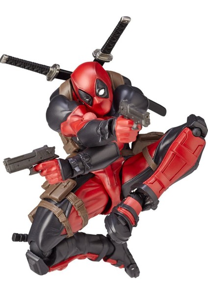 Figür Deadpool X-Men Aksiyon Figürü Modeli Ortak Hareketli Yüz Değişen Oyuncak Süsleme Bebeği 16 cm (Yurt Dışından)