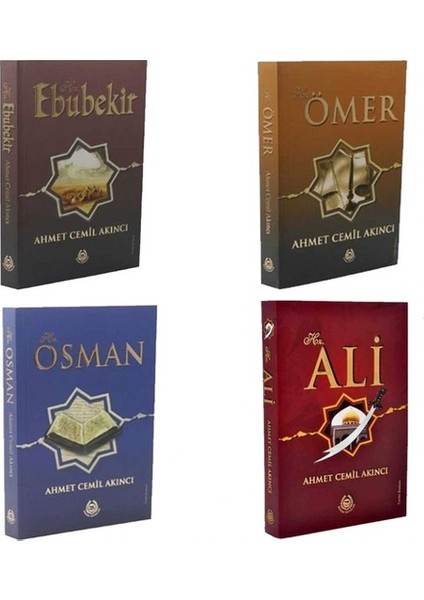 Dört Büyük Halife ve Annelerimiz Hz Ömer-Hz Ebubekir-Hz Ali-Hz Osman-Hz Aişe-Hz Fatıma-Hz Amine-Hz Hatice- Toplam 8 Kitap Set - Ahmet Cemil Akıncı fırsatları