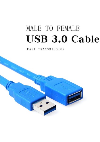 USB 3.0 Dişi Erkek Uzatma Uzatıcı Ara Bağlantı Kablosu 1 M 4626