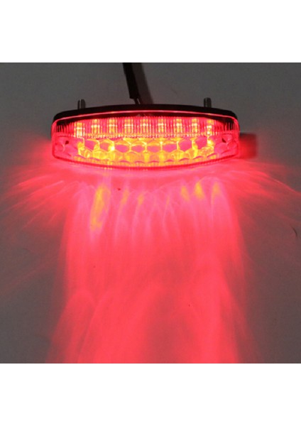 Kırmızı 18 LED Motosiklet Atv Fren Durdurma Kuyruk Işık Arka Lamba 12 V Evrensel (Yurt Dışından)